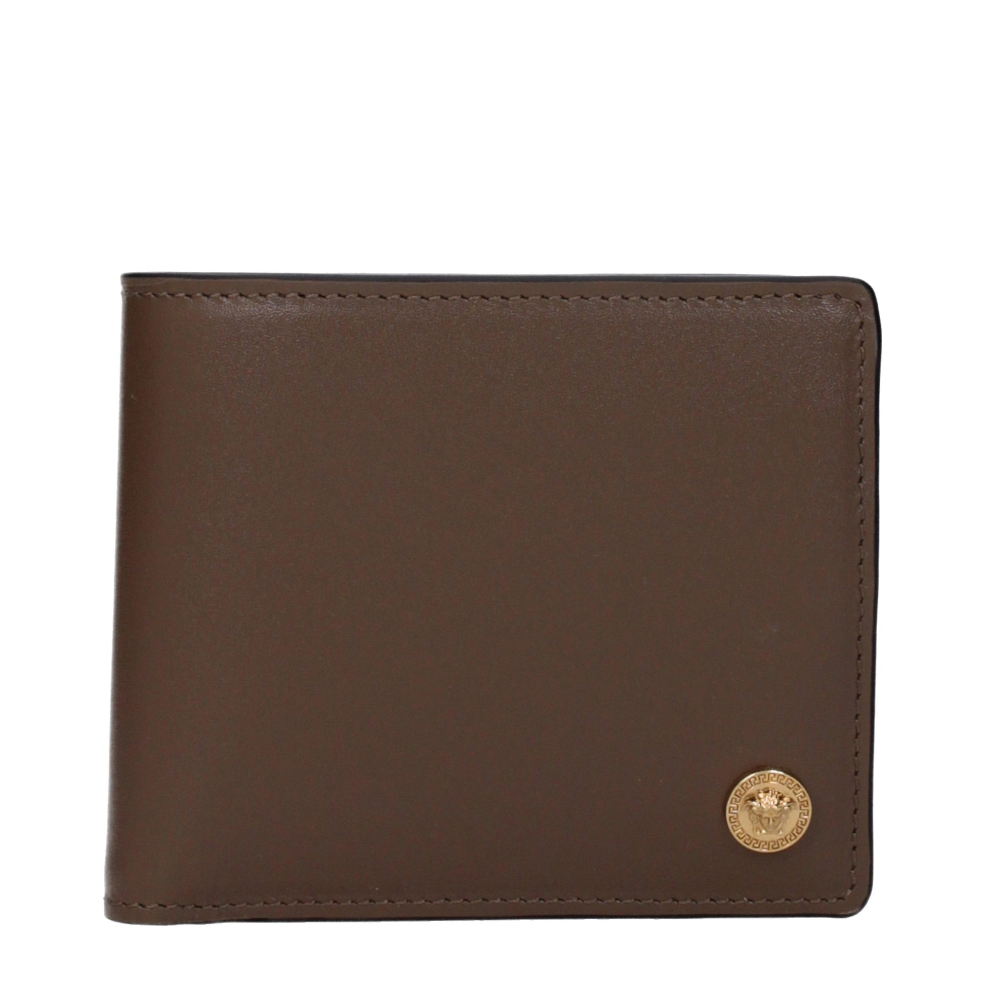 Versace Brown Leather Wallet