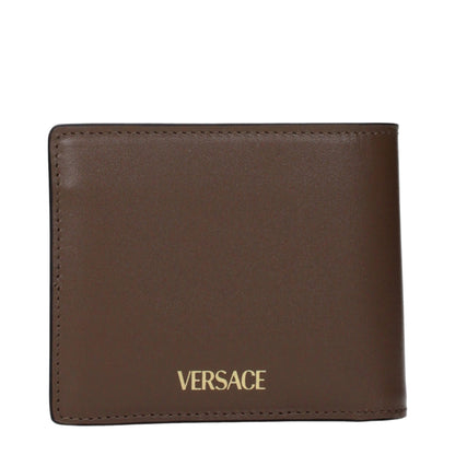 Versace Brown Leather Wallet