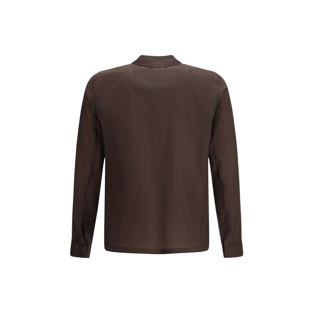 Herno Brown Polyamide Shirt