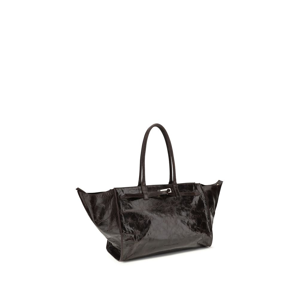 Benedetta Bruzziches Brown Calf Leather Bos Taurus Shoulder Bag