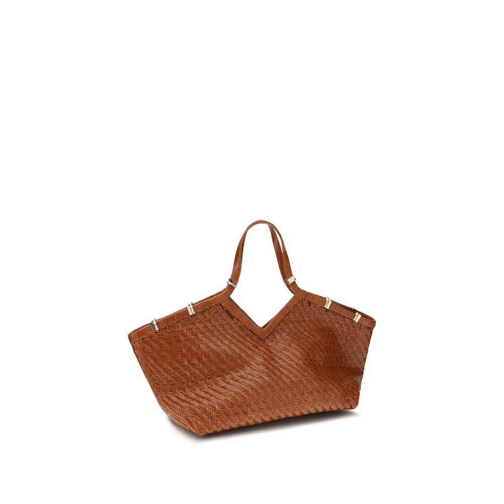 Benedetta Bruzziches Multicolor Buffalo Leather Handbag