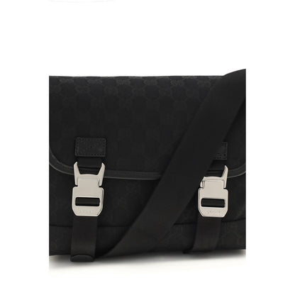 Gucci Black Polyester Shoulder Bag