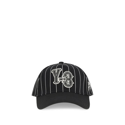 Y-3 Black Polyester Cap (Baseball Hat)