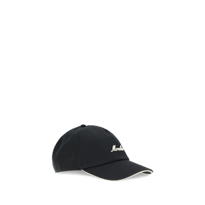 Moncler Black Cotton Cap (Baseball Hat)