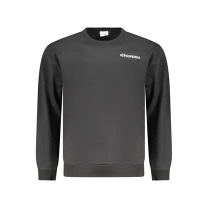 Superga Black Cotton Men's Sweatshirt