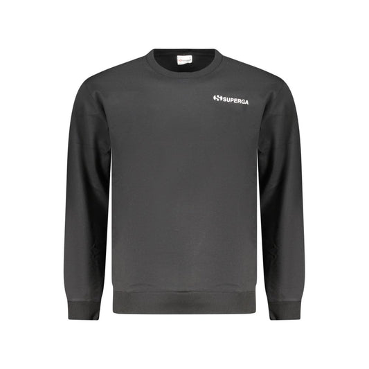 Superga Black Cotton Men's Sweatshirt