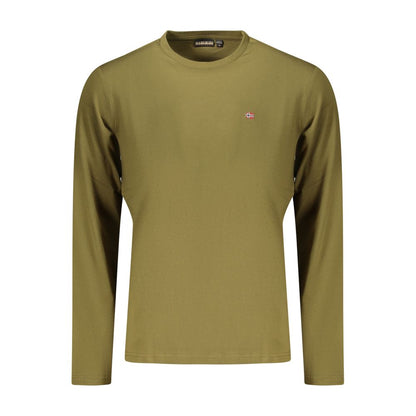 Napapijri Verde Cotton Male T-Shirt