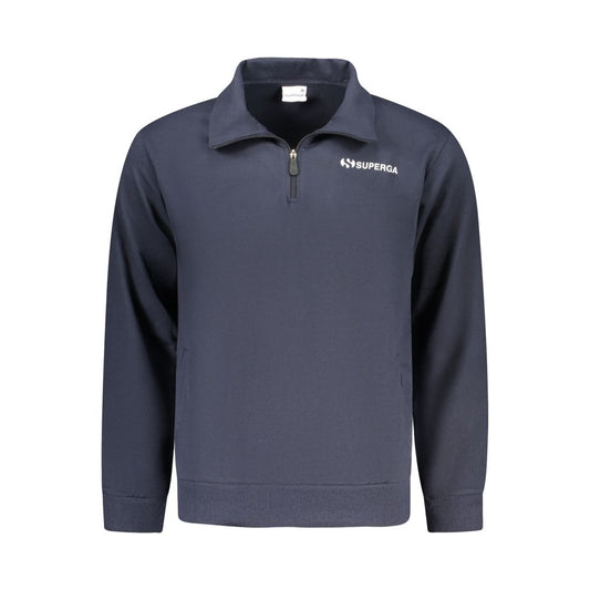 Superga Blue Nylon Men's Jacket