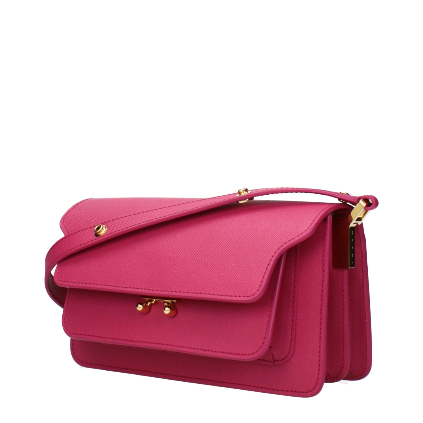 Marni Pink Leather Shoulder Bag