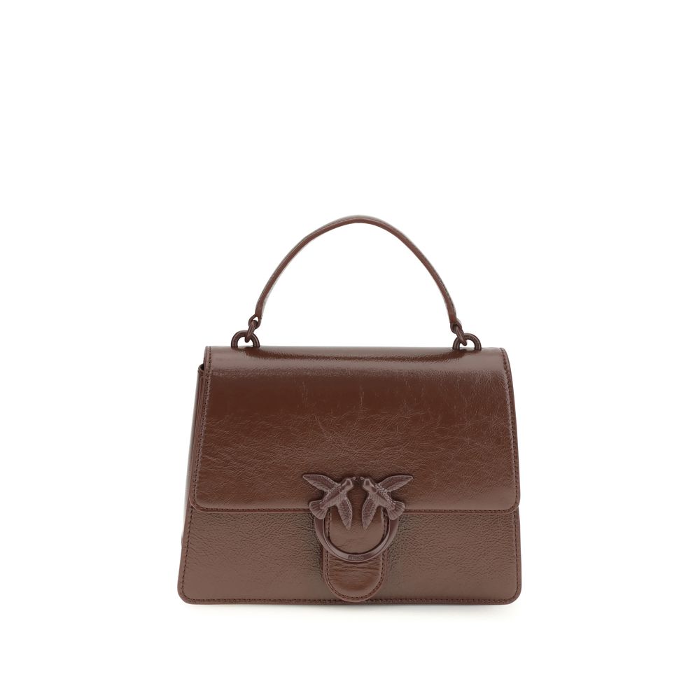 PINKO Brown Lamb Ovis Aries Aries Handbag