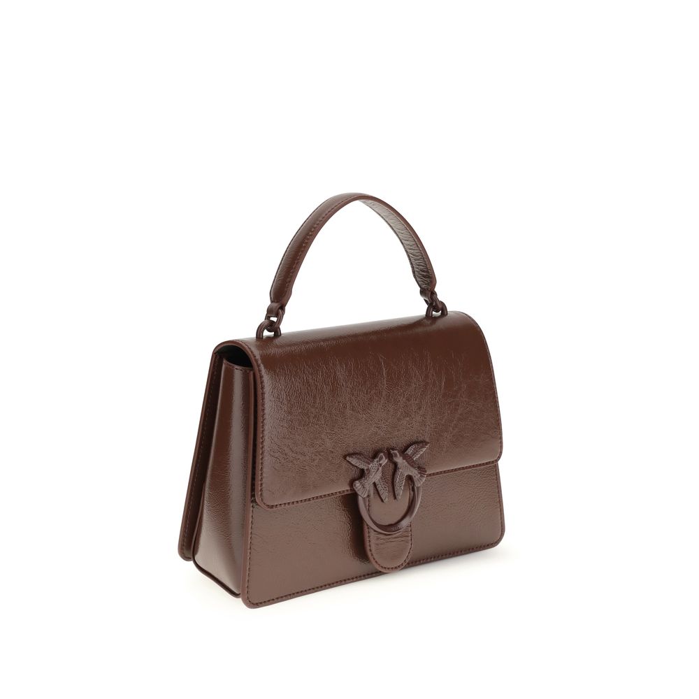 PINKO Brown Lamb Ovis Aries Aries Handbag