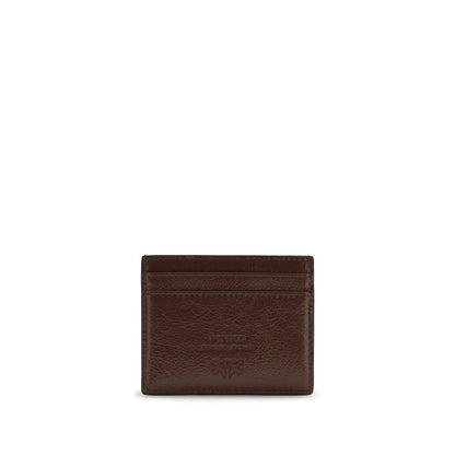 PINKO Bordeaux Calf Leather Bos Taurus Wallet