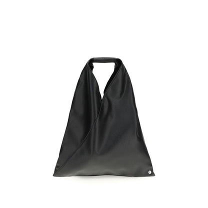 MM6 Black Polyethylene Handbag