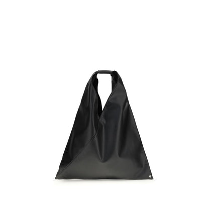 MM6 Black Polyethylene Handbag