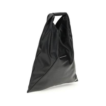 MM6 Black Polyethylene Handbag