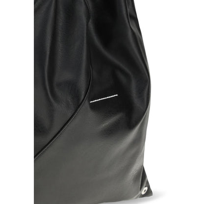 MM6 Black Polyethylene Handbag