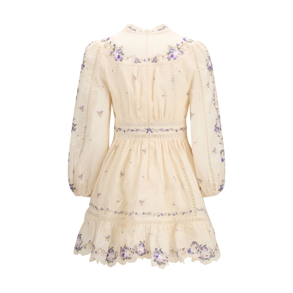 Zimmermann Beige Linen Casual Dress