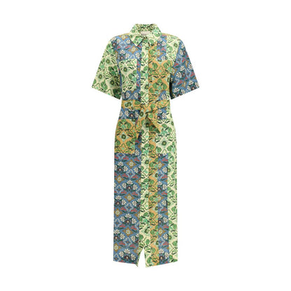 Alemais Multicolor Linen Casual Dress