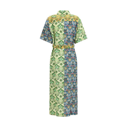 Alemais Multicolor Linen Casual Dress