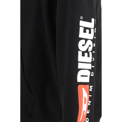 Diesel Black Cotton Sweatshirt