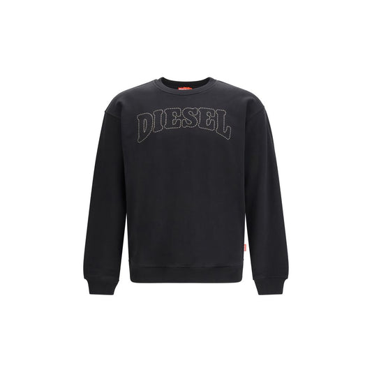 Diesel Black Cotton Sweatshirt