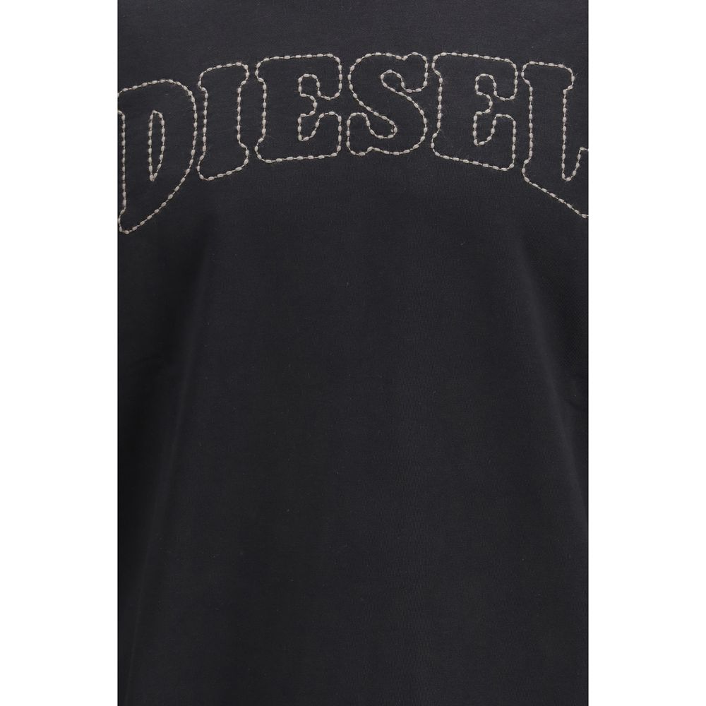 Diesel Black Cotton Sweatshirt