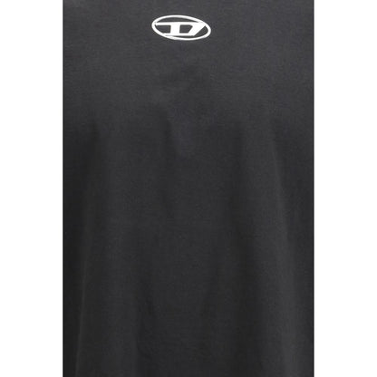 Diesel Black Cotton T-Shirt