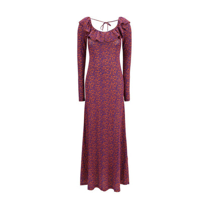 Kristina Ti Multicolor Viscose Casual Dress