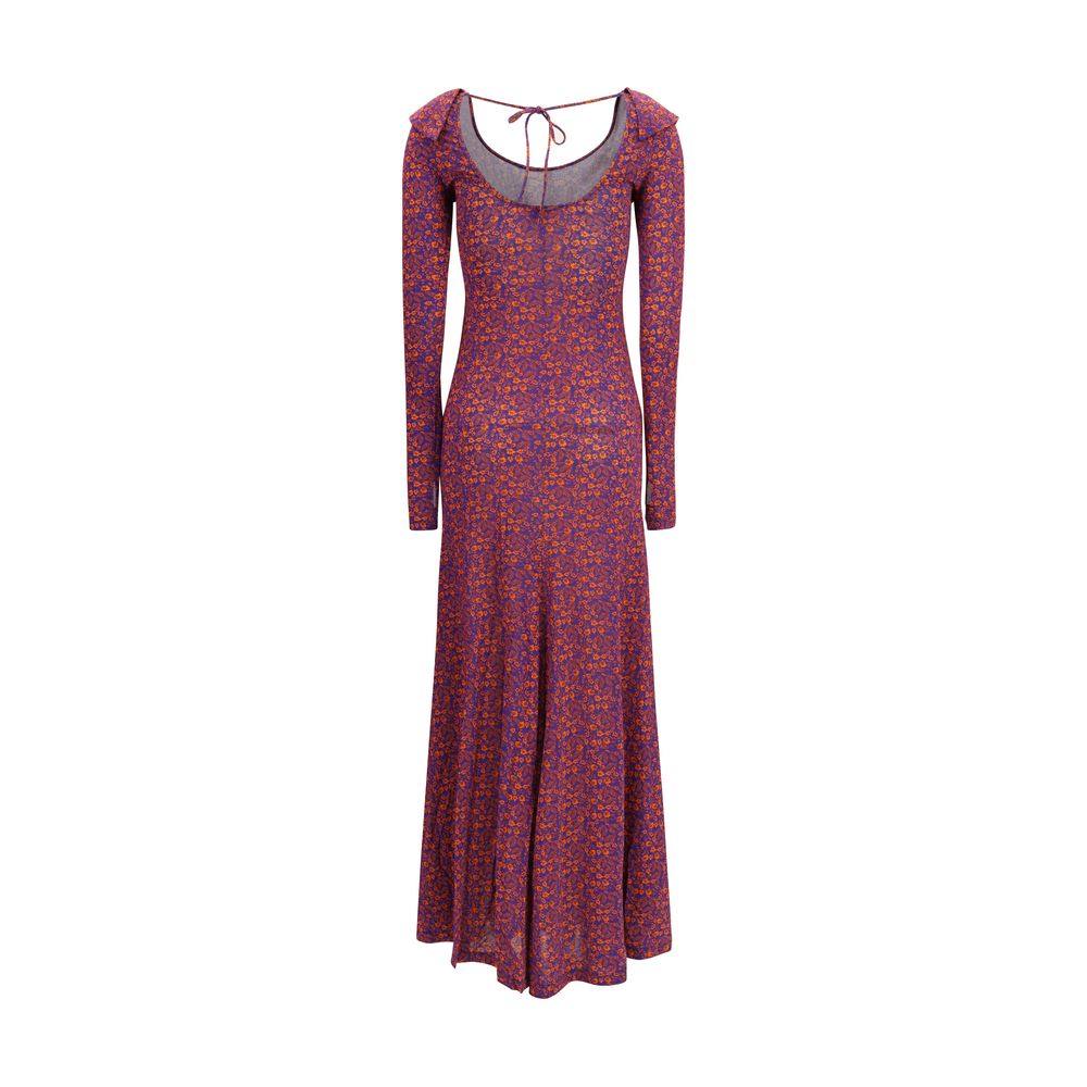 Kristina Ti Multicolor Viscose Casual Dress