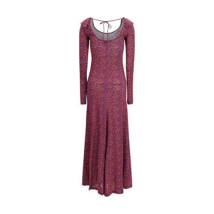 Kristina Ti Multicolor Viscose Casual Dress