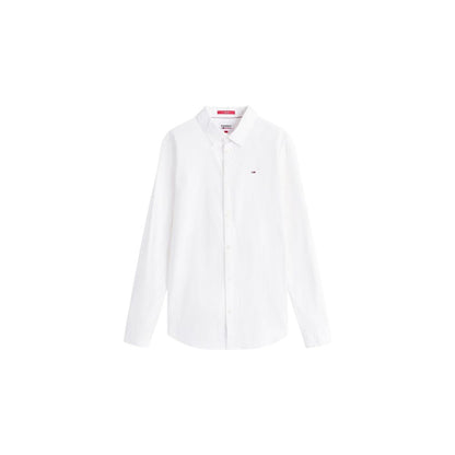 Tommy Hilfiger Jeans White Cotton Dress Shirt
