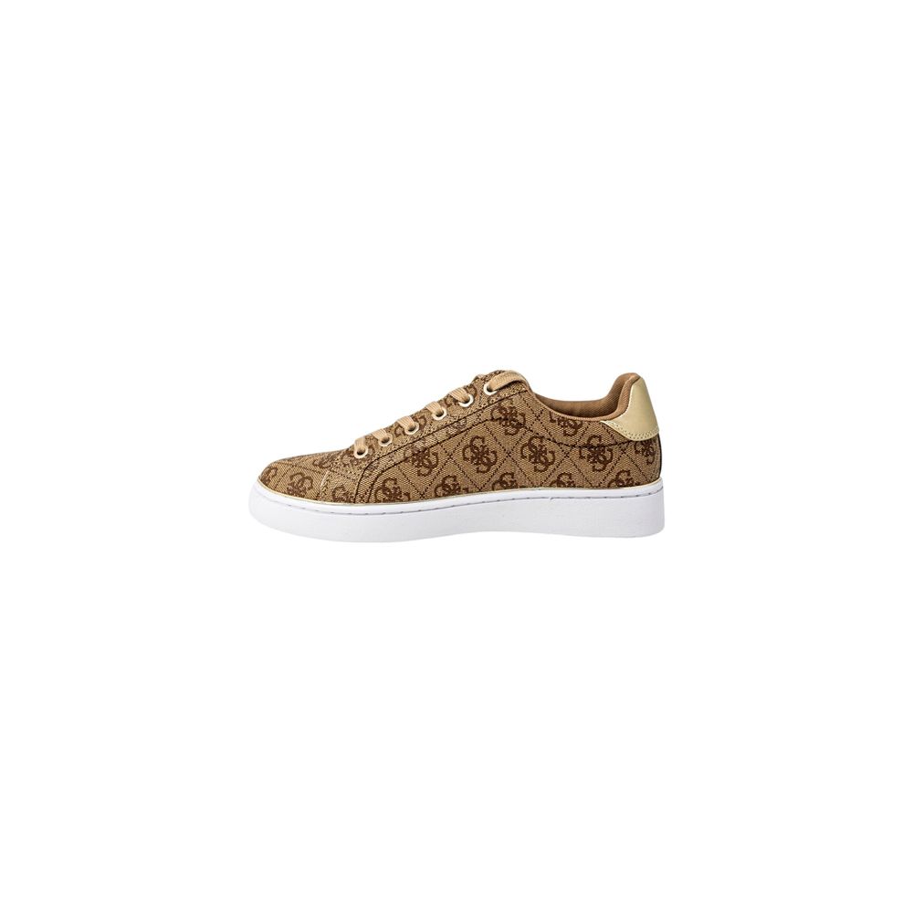 Guess Beige Polyethylene Low Top Sneakers