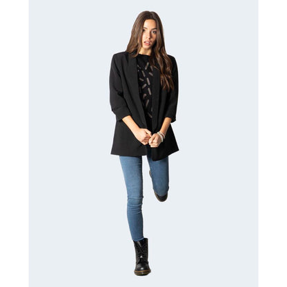 Only Black Polyester Blazer