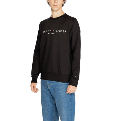Tommy Hilfiger Jeans Black Cotton Sweatshirt