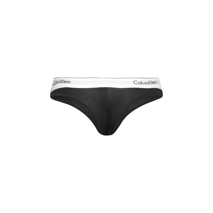 Calvin Klein Underwear Black Cotton Pantie