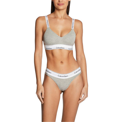 Calvin Klein Underwear Gray Cotton Pantie