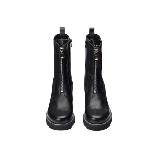 Cult Black Leather Ankle Boots