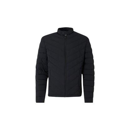 Guess Black Elastane Coat