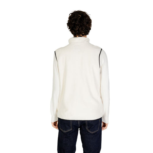 Columbia Cream Polyester Sleveless Jacket