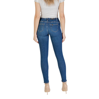 Liu Jo Blue Cotton Skinny Jeans