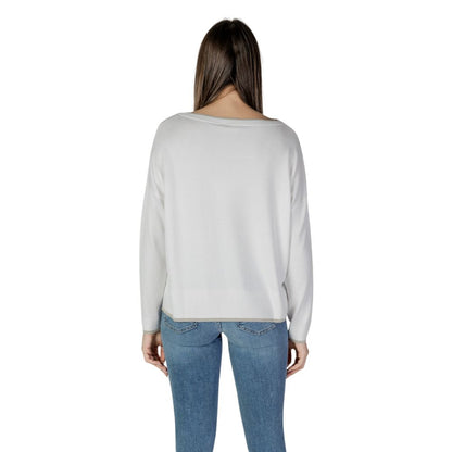 Liu Jo White Viscose Sweatshirt