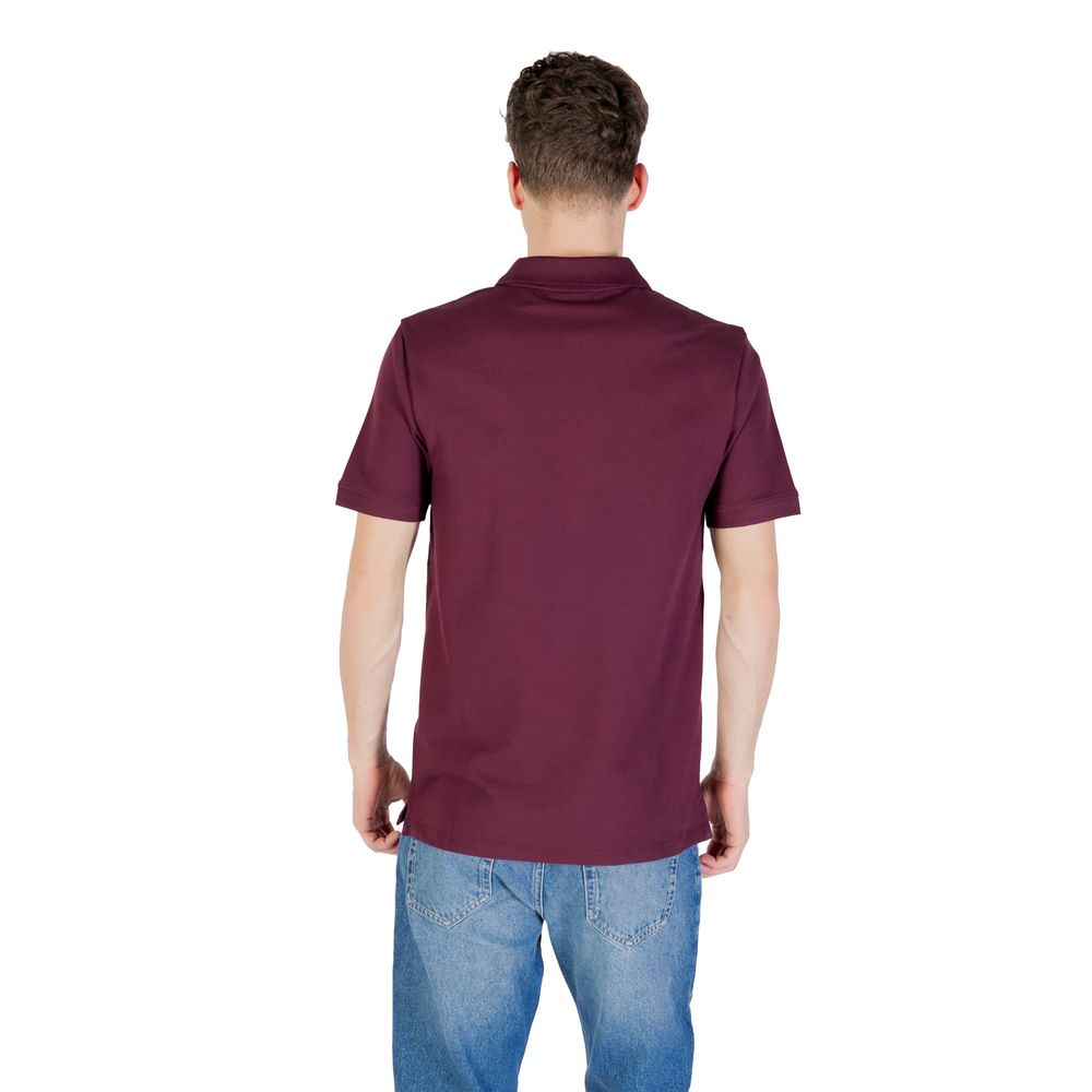 Lyle & Scott Bordeaux Cotton Polo Shirt