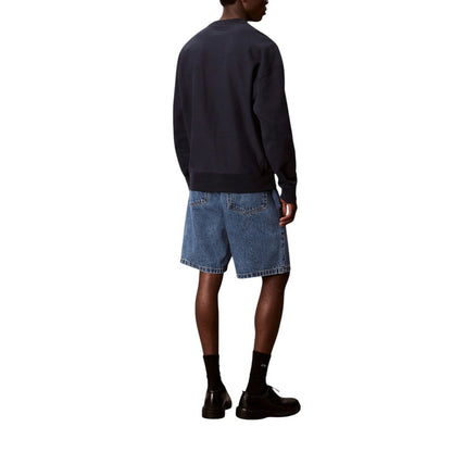 Calvin Klein Jeans Blue Cotton Sweatshirt