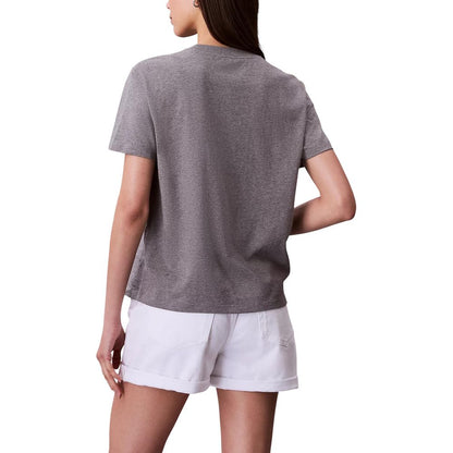 Calvin Klein Jeans Gray Cotton T-Shirt