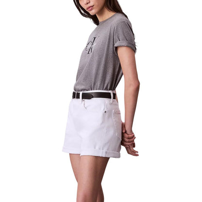 Calvin Klein Jeans Gray Cotton T-Shirt