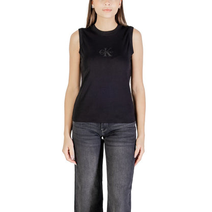 Calvin Klein Jeans Black Cotton T-Shirt