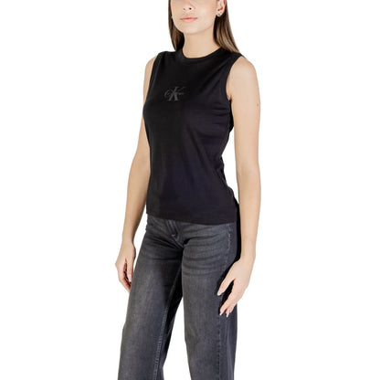 Calvin Klein Jeans Black Cotton T-Shirt