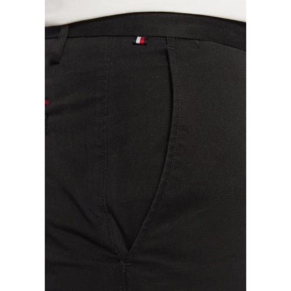 Tommy Hilfiger Black Recycled Cotton Skinny Pants