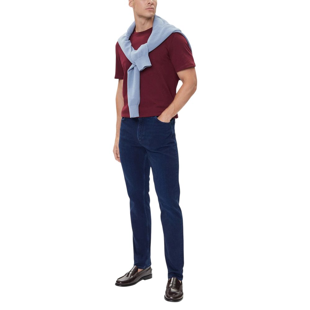 Tommy Hilfiger Blue Recycled Cotton Relaxed Fit Jeans