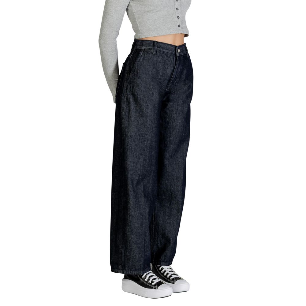 Calvin Klein Jeans Blue Cotton Bootcut Jeans